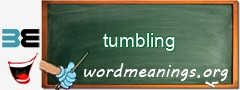 WordMeaning blackboard for tumbling